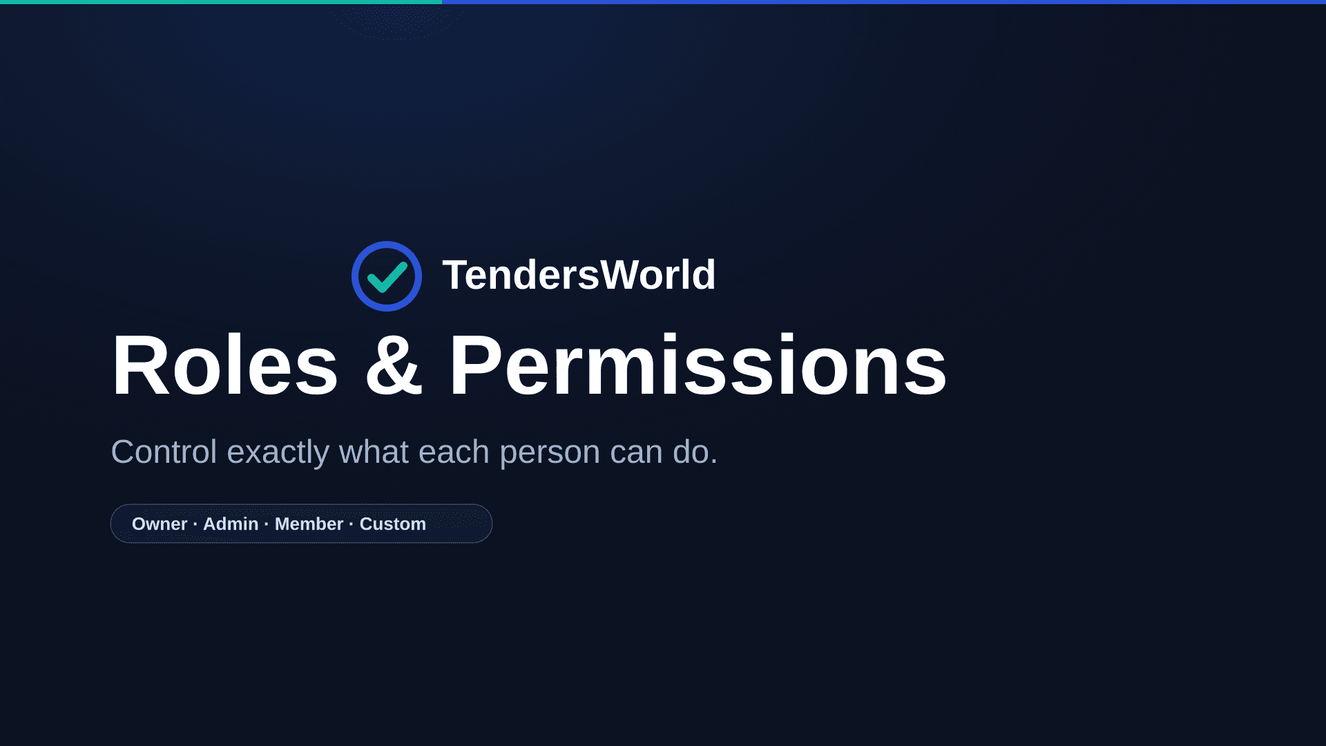 Roles & Permissions demo video